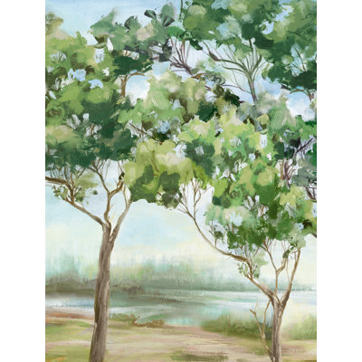 «Summer Green Forest III» sur toile par Eva Watts