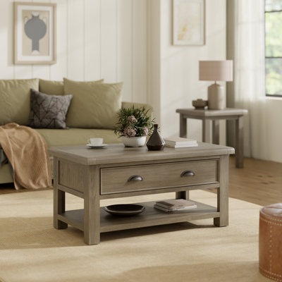 Columbia Four Leg Coffee Table with Storage