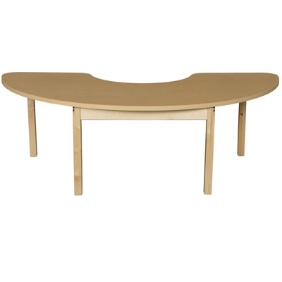 Laminate Adjustable Half-circle 4 Students Activity Table