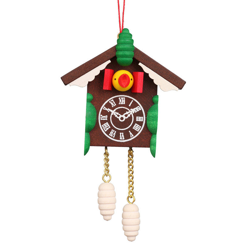 2.5'' Handmade Wood Hanging Figurine Ornament