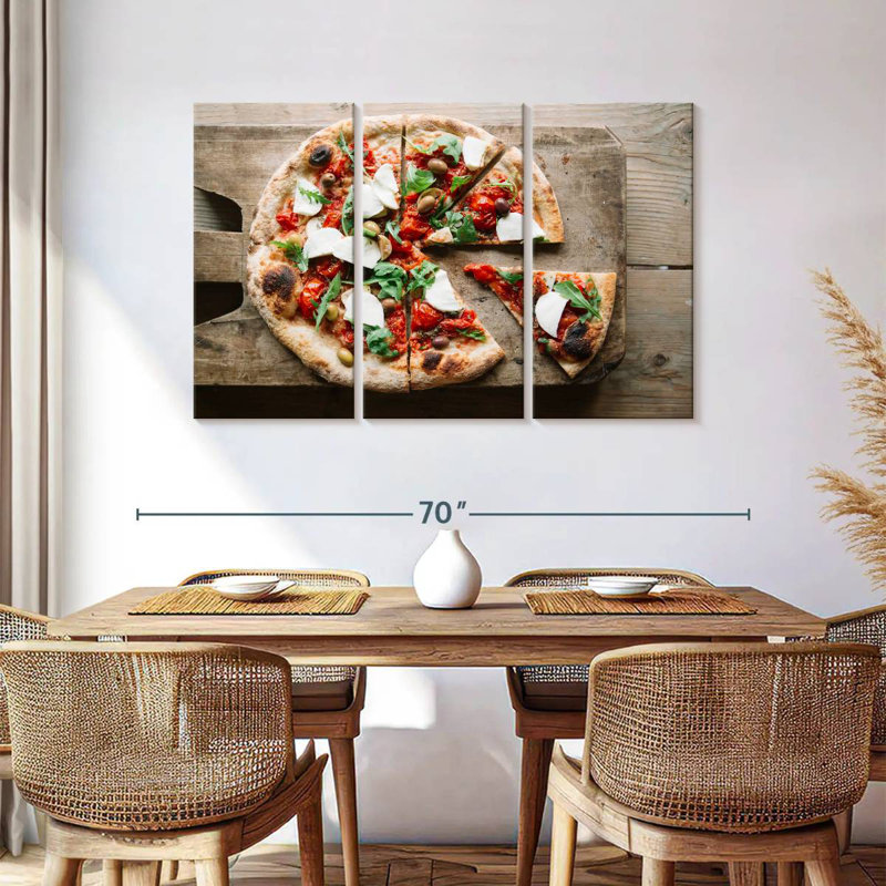 Yarlin Pizza Slices, 36" H x 57" W