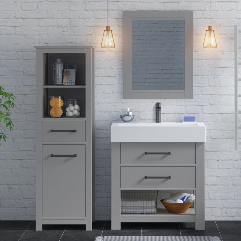 Base de meuble-lavabo simple 30,25 po Amber seulement