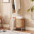 Rotating Coat Rack with Basket & Storage