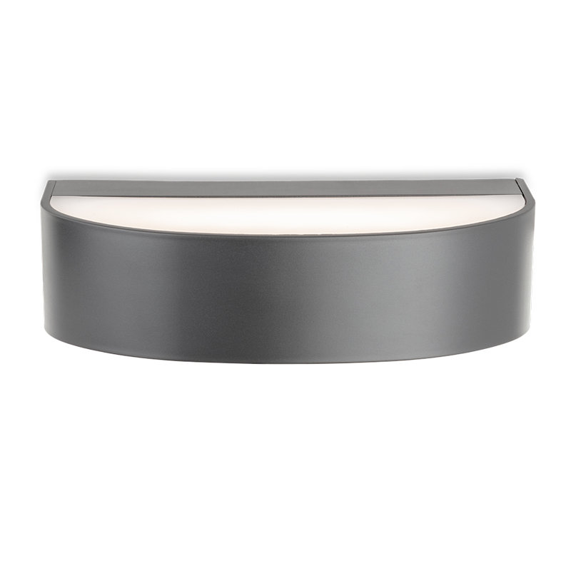 Graphite 4.6cm H Integrated LED Outdoor Sconce