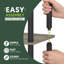 Tablettes de rangement Turn-N-Tube, tablette autoportante empilable, tablette d'angle ouverte, pour l'organisation et le rangement, salon, garage, bureau personnel, chêne français