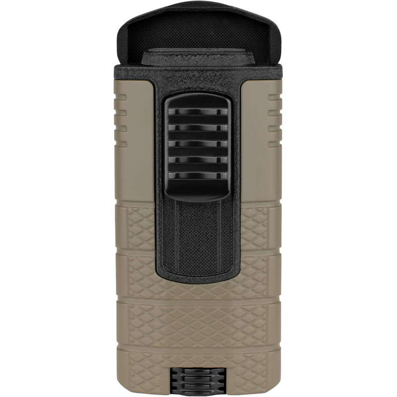Briquet Xikar Tactical, Noir / brun clair