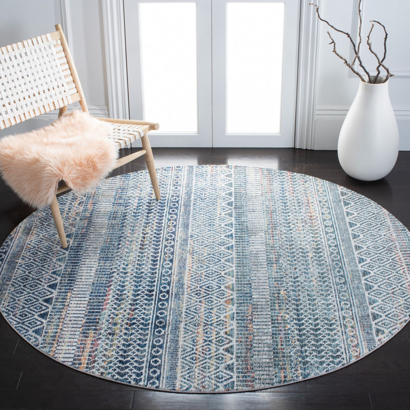 Soham Performance Southwestern Rug, Round 6'3"