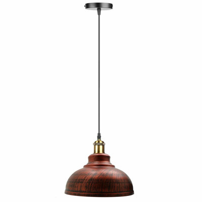 Suspension en métal courbé avec douille E26