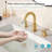 Modern 8 In. Widespread Double Handle Bathroom Faucet 3-Holes With Pop-Up Drain Assembly-116078874