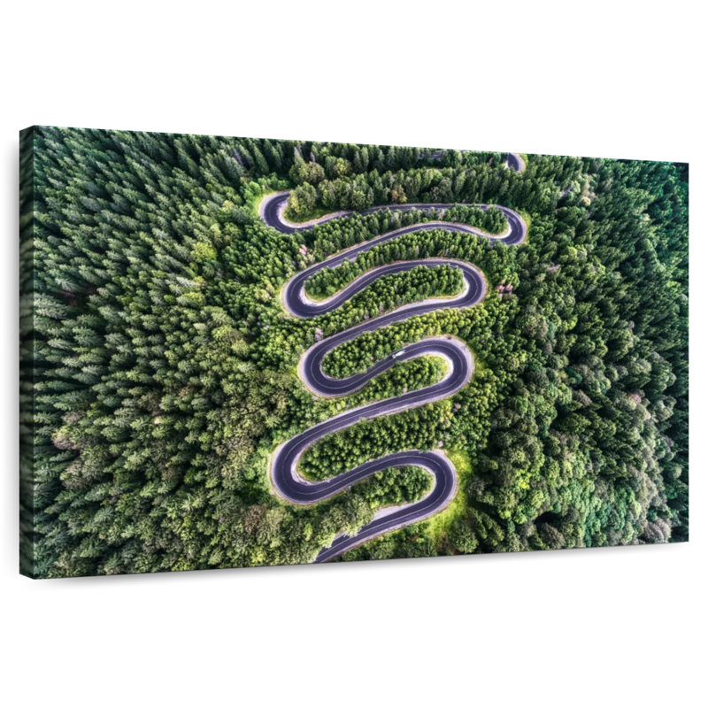 Mehar Transalpina Curvy Road, 34" H x 51" W