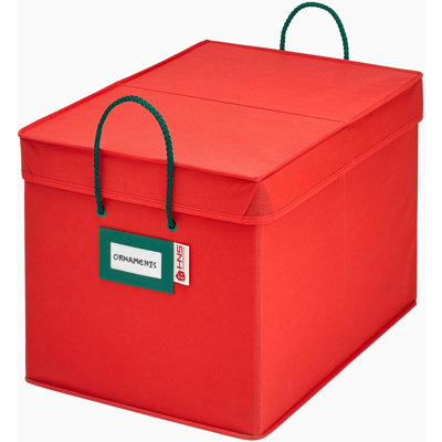 Under Bed Christmas Ornament Storage Box With Dividers And 4 Trays - Fits Up To 96 - 3" Ornaments