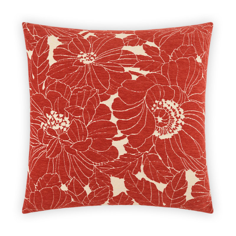 Anathallo Pillow Cover & Insert, Square 24", Berry
