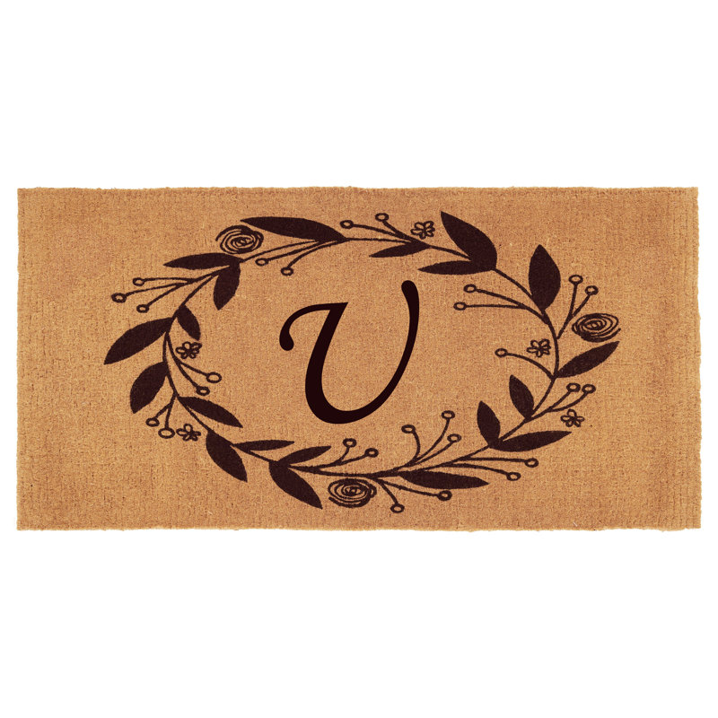 Zaizi Outdoor Doormat, U, Rectangle 2' x 3'