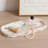 Guein Oval Natural Marble Tray,ROSSO NORVEGIAN
