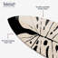 Art mural en acrylique bord de mer encre brosse Monstera par Notoriart-106635286