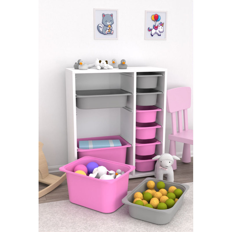 Armoire polyvalente moderne 27,4 po x 32,7 po x 11,8 po | 100% panneau de particules enduit de mélamine, épaisseur: 0,7 pouce | Comprend de nombreuses tablettes, une conception murale, une solution de rangement élégante et fonctionnelle pour la maison