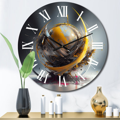 Horloge murale Visionary Divine Dance 3D Wave Sphere III