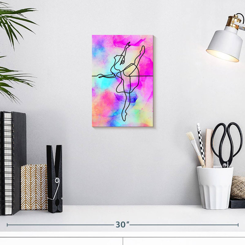 Enn Ballerina linéaire, H 12 po x l 8 po
