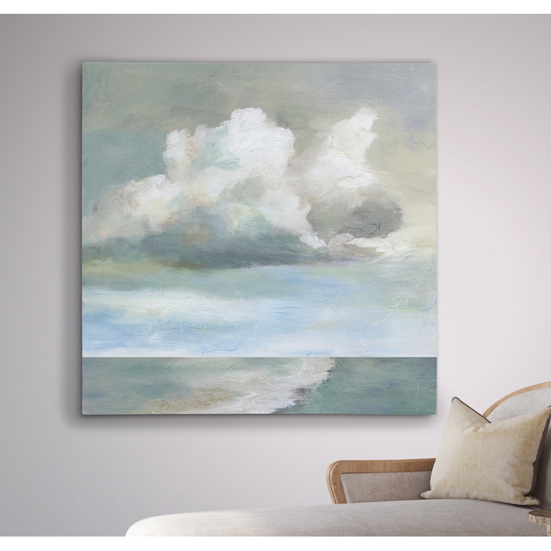 Cloudscape IX '- reproduction d'art sur papier, H 40 po x l 40 po x P 2 po, Toile tendue