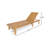 Cadain 78.75" Long Reclining Acacia Single Chaise-1200852362
