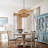 Caytlen 6-Light Dimmable Hand-Woven Drum Chandelier