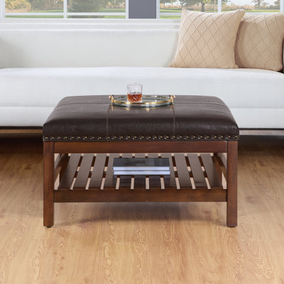 Table basse avec tablette de rangement Xzaveon