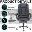 High Backrest Two-Point Massage Ergonomics Office Chair-1180492403