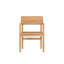 Fauteuil de salle à manger en bois Riva