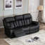 Deneka 3 Seater Linen Reclining Sofa-1213907224