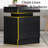 Westerly Modern Style Wooden Nightstand with LED Light and Storage Drawers-979660406