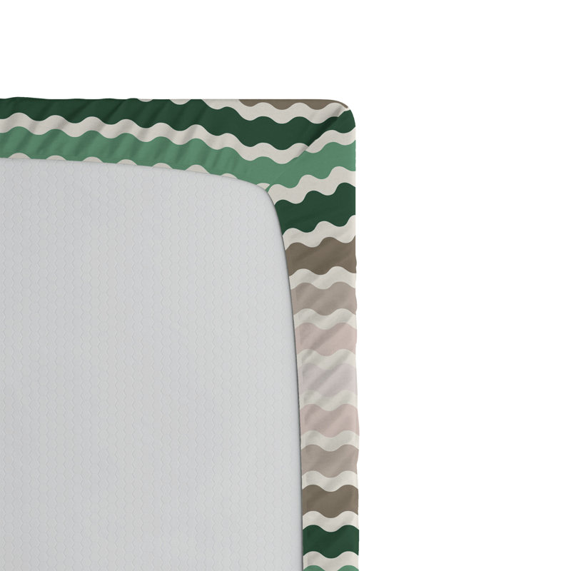 Drap-housse géométrique Ambesonne, Drap-housse de taille simple