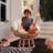 WOWMAX Papasan Chair Cushion （No chair） Compression