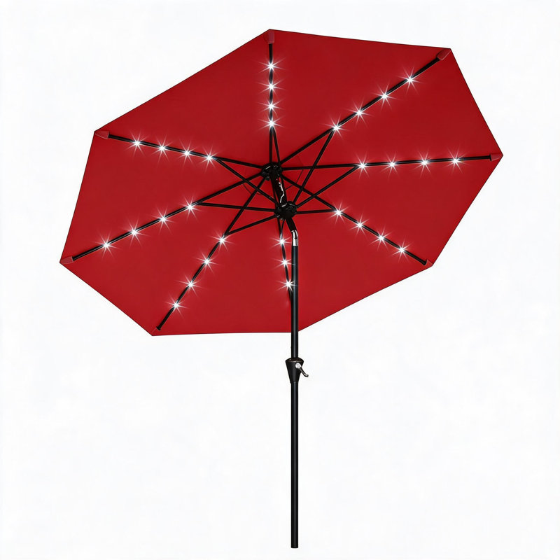 Parasol, Red Geometric