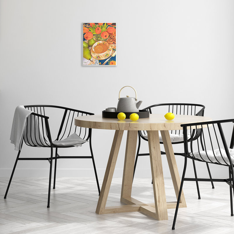 «Tea with Orange Tulips» par Mardell Schuster