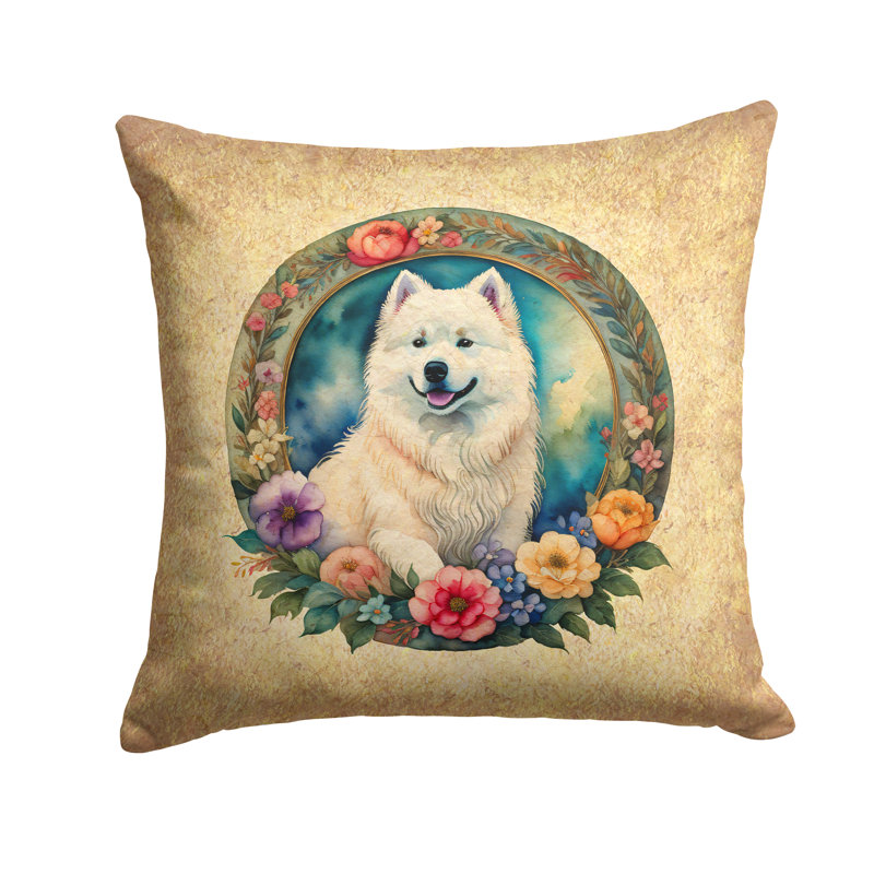  Polyester Indoor/Outdoor Throw Pillow, 14" H x 14" W x 3" D
