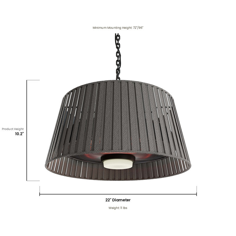 Vellura  Pendant Heater & Light