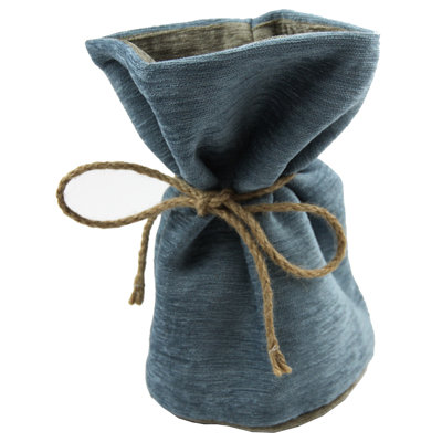 Alston Chenille Fabric Wedge Floor Stop