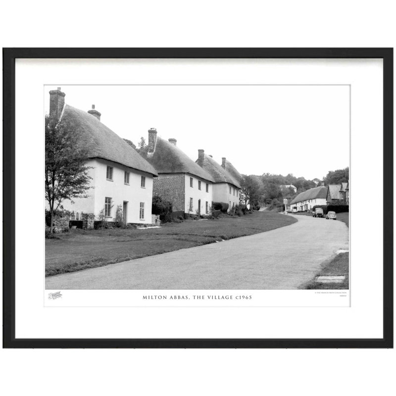 Milton Abbas, The Village C1965 by Francis Frith - Single Picture Frame Print, 28cm H x 36cm W x 2.3cm D