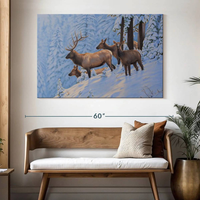 Brampt Early Snow, 34" H x 51" W