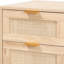 40cm W Solid + Manufactured Wood Bedside Table