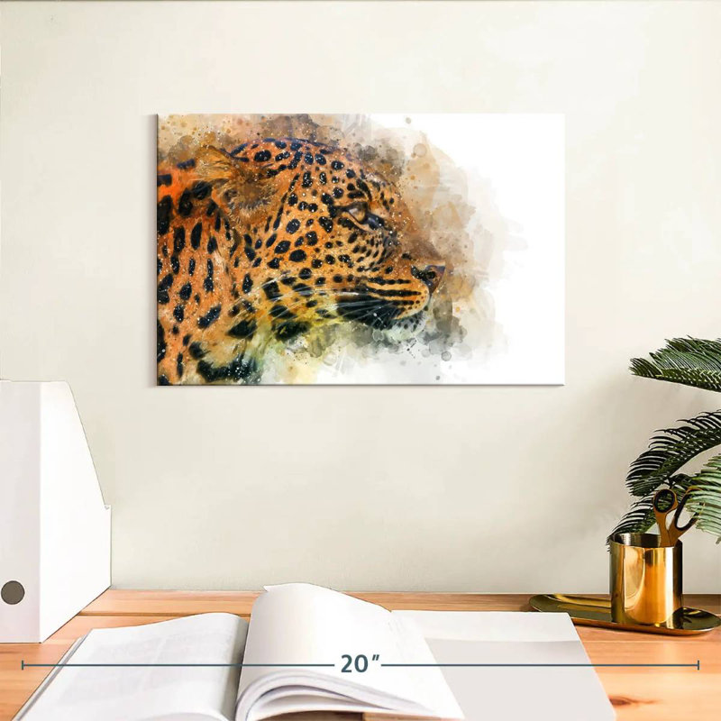 Brampt Wild Cat, 8" H x 12" W