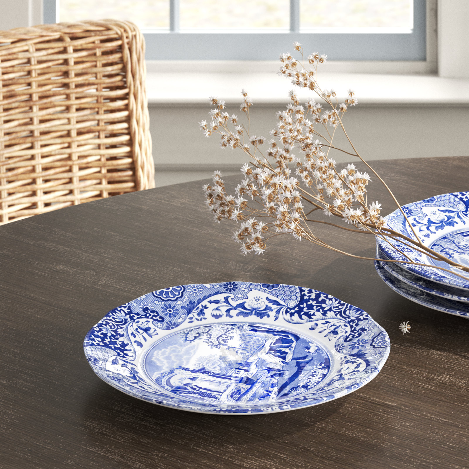Spode Blue Italian Luncheon Plate