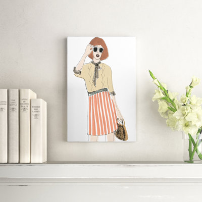 Fashion Vignette I by June Erica Vess - Painting Print