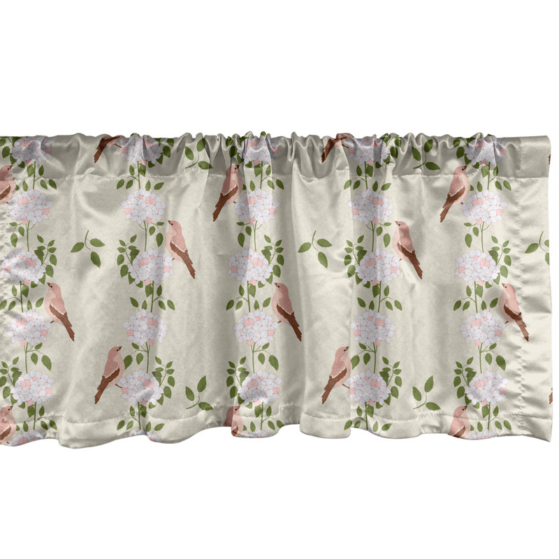 Ensemble de 2 cantonnières Ambensonne Botanical Cantonnière, L 54 po x L 12 po