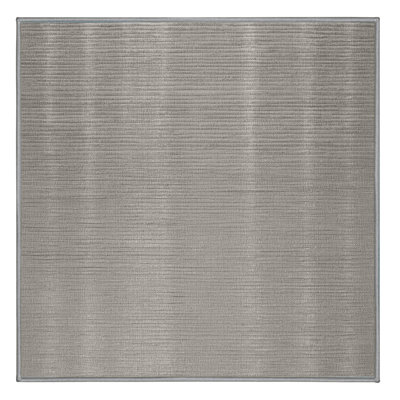 Tapis gris uni lavable à la machine