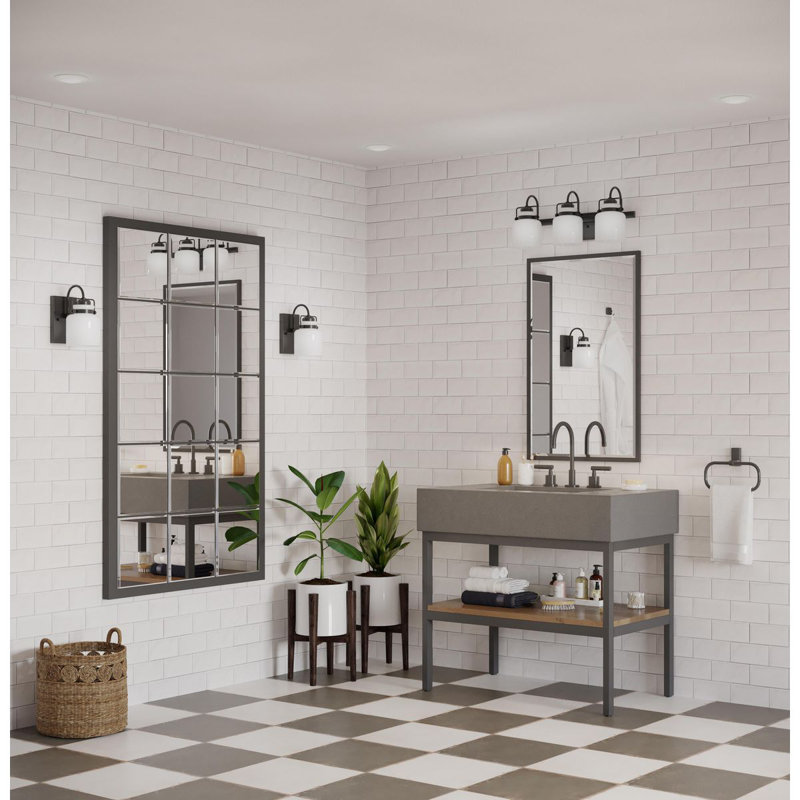 Azyria 3 - Light Dimmable Vanity Light, Matte Black