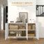 Modern Sideboard, Rectangular Buffet Table White