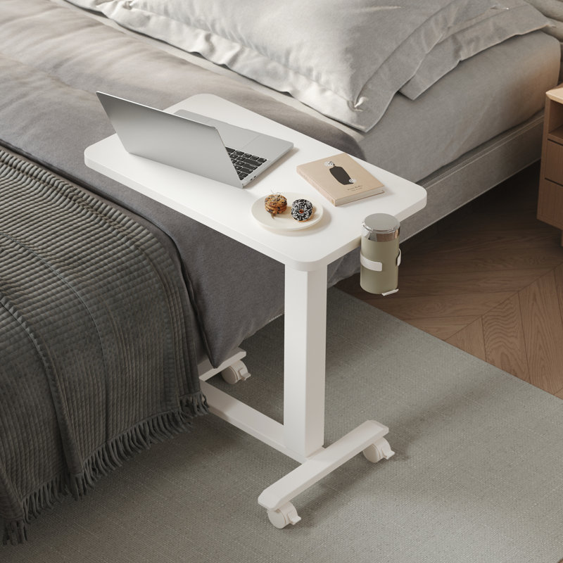 Portable Standing Desk Height Adjustable, Mobile Table With Wheels, Small Size Sit Stand Table For Laptops, Rolling Desk For Home