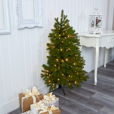 Arbre de Noël artificiel épinette vert 6 pi avec 350 lumières claires