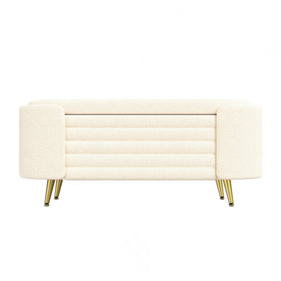 Banc de rangement rembourré Modern End